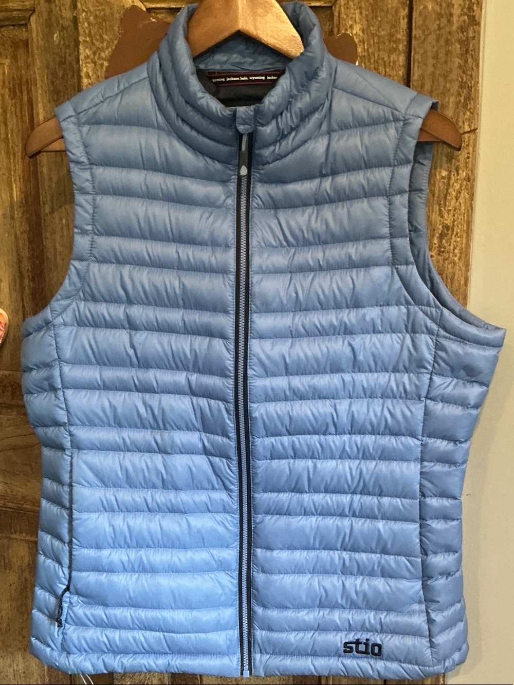 Stio Women's Sky Blue Quilted Packable Vest
